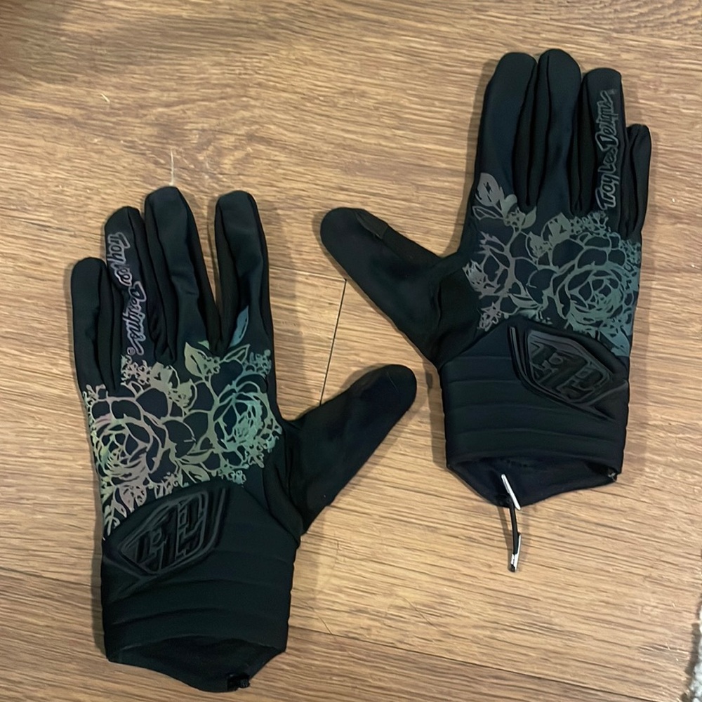 Troy Lee Designs Luxe Floral Mountain Bike Gloves